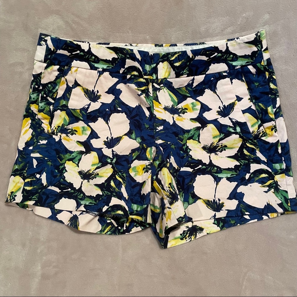 Floral printed J.Crew shorts